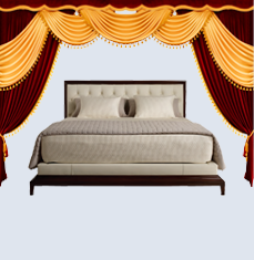 ستائر وأفرشة